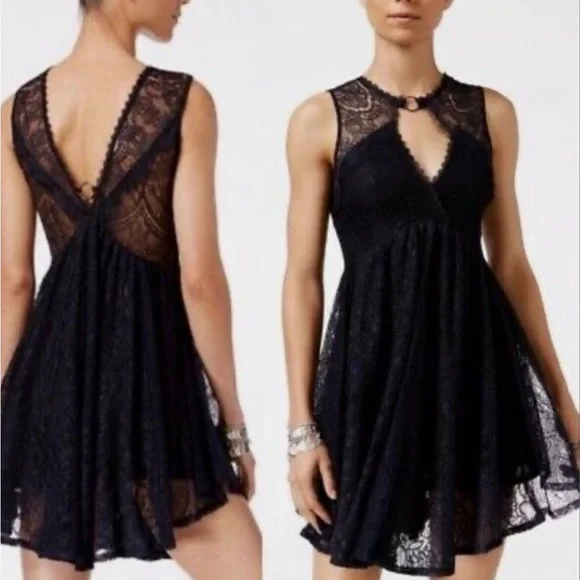 Free People Elegant  Lace Dress XS - Picture 3 of 3